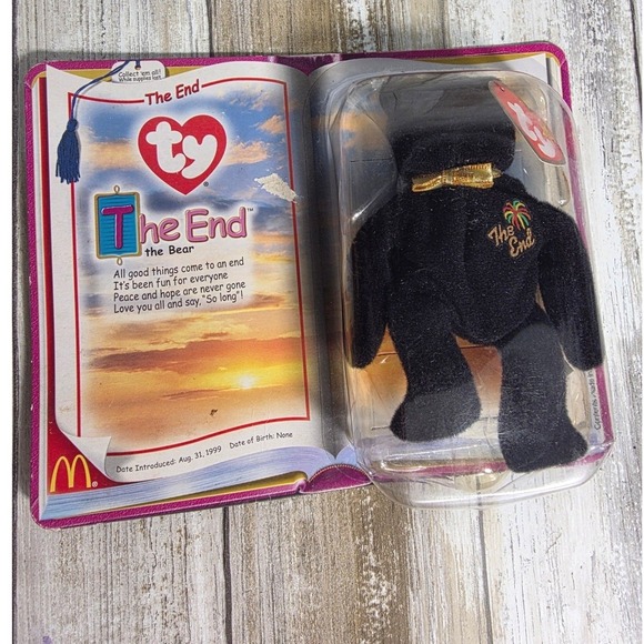 Ty Beanie Babies McDonald's Collection Set 4 Bears Millennium Erin End Germania - Picture 7 of 12